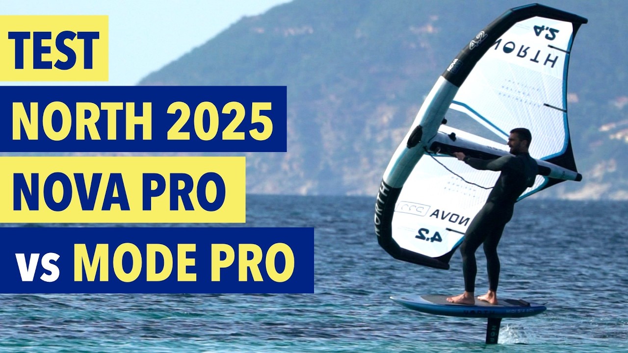 Watersports Zone by Erwan Jauffroy : Test Wingfoil: J'ai testé et comparé les wings North Nova Pro et Mode Pro 2025 (vidéo)